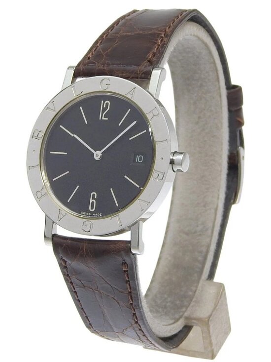 BVLGARI Bvlgari Bvlgari Watches BB33SLD blackDial Stainless Steel/leather ... main image 13